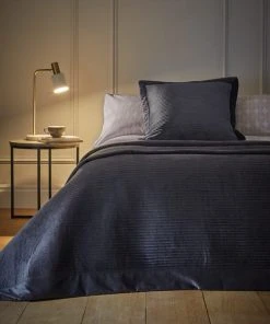 Content By Conran Content By Terence Conran Linear Velvet Bedspread