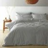 Pineapple Elephant Tufted Grey Diamond 100% Cotton Duvet Cover And Pillowcase Set