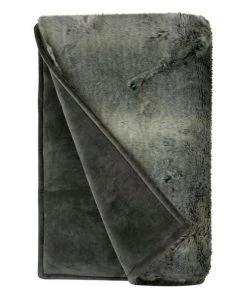 Dunelm Verbier Bottle Green Throw -Dunelm-shop 30725448 alt04