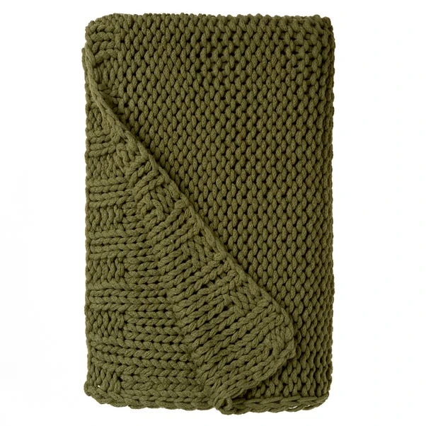 Dunelm Chunky Knit Throw 5 Dunelm Chunky Knit Throw - Image 5