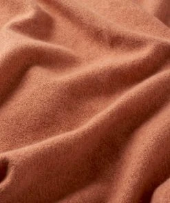 Dunelm Brushed Orange Woven Throw 7 Dunelm Brushed Orange Woven Throw -Dunelm-shop 30725724 alt02