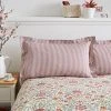 Dunelm Ruskin Red 100% Cotton Oxford Pillowcase