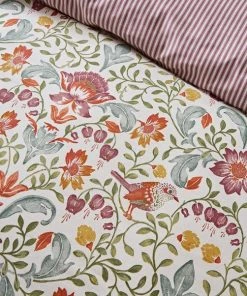 Dunelm Ruskin Red 100% Cotton Reversible Duvet Cover And Pillowcase Set 10 Dunelm Ruskin Red 100% Cotton Reversible Duvet Cover And Pillowcase Set -Dunelm-shop 30726128 alt05