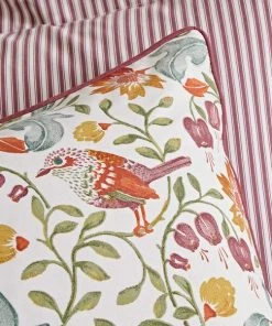 Dunelm Ruskin Red 100% Cotton Reversible Duvet Cover And Pillowcase Set 11 Dunelm Ruskin Red 100% Cotton Reversible Duvet Cover And Pillowcase Set -Dunelm-shop 30726128 alt06