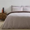 Dunelm Enzo Chambray Pinecone 100% Cotton Duvet Cover And Pillowcase Set