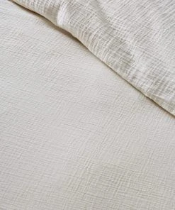 Dunelm Alerday Sandstone 100% Cotton Duvet Cover And Pillowcase Set -Dunelm-shop 30726221 alt02