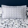 Dunelm Zen Navy Oxford Pillowcase