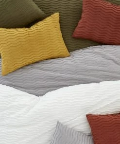 Dunelm Arlo Olive 100% Cotton Duvet Cover And Pillowcase Set -Dunelm-shop 30726900 alt09