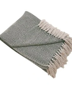 Dunelm Jenson Herringbone 130cm X 180cm Throw