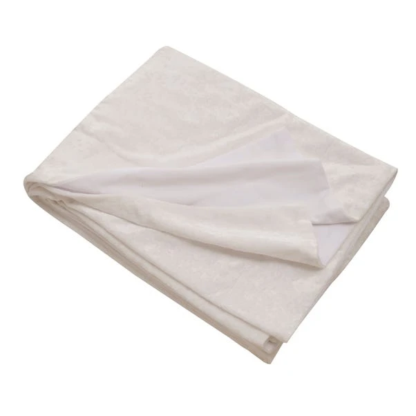 Dunelm White Crushed Velour Throw 1 Dunelm White Crushed Velour Throw
