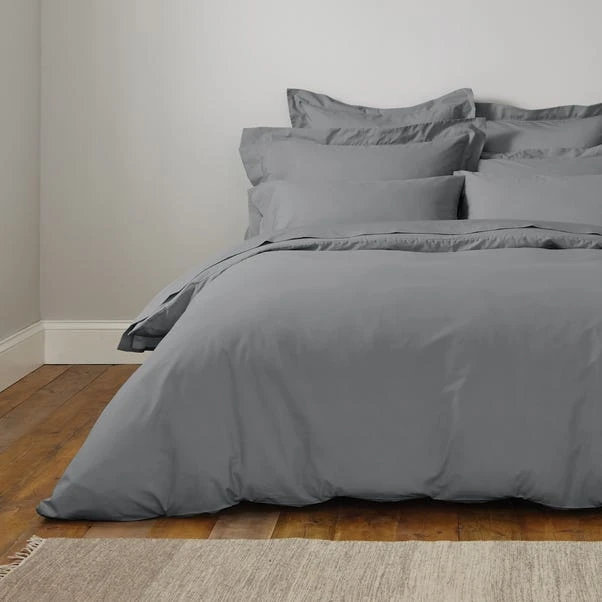 Fogarty Cooling Cotton Steeple Grey Duvet Cover 1 Fogarty Cooling Cotton Steeple Grey Duvet Cover