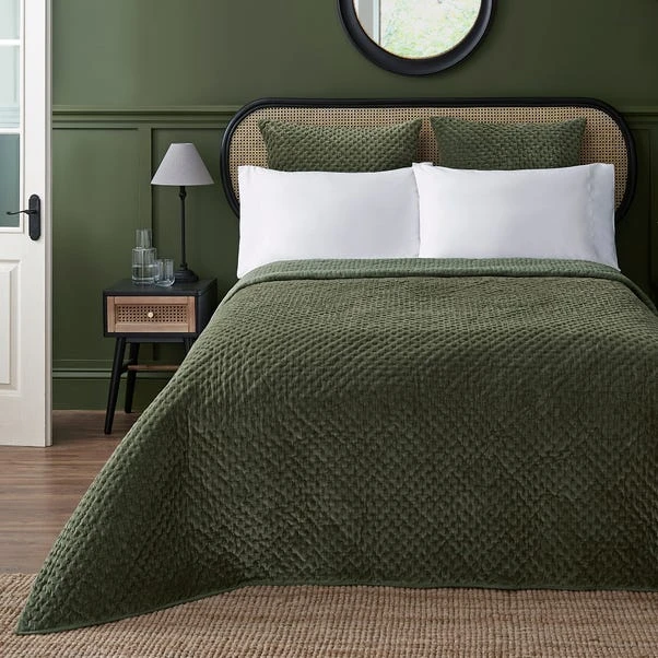Dorma Genevieve Green Bedspread 1 Dorma Genevieve Green Bedspread