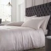 Catherine Lansfield Silky Soft Satin Blush Duvet Cover And Pillowcase Set