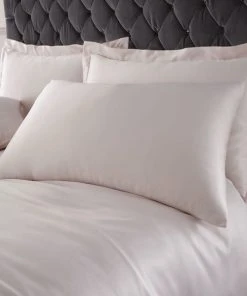 Catherine Lansfield Silky Soft Satin Blush Standard Pillowcase Pair