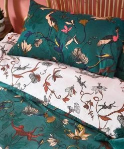 Furn Furn. Wildings Juniper Green Duvet Cover And Pillowcase Set -Dunelm-shop 30746673 alt03