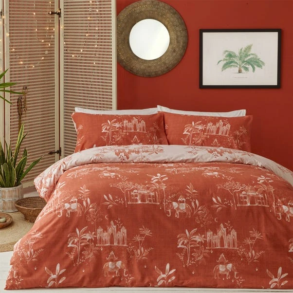 Furn Furn. Jaipur Paprika Duvet Cover And Pillowcase Set 2 Furn Furn. Jaipur Paprika Duvet Cover And Pillowcase Set - Image 2