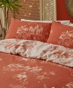 Furn Furn. Jaipur Paprika Duvet Cover And Pillowcase Set 6 Furn Furn. Jaipur Paprika Duvet Cover And Pillowcase Set -Dunelm-shop 30746689 alt02