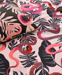 Furn Furn. Serpentine Ruby Pink Duvet Cover And Pillowcase Set 5 Furn Furn. Serpentine Ruby Pink Duvet Cover And Pillowcase Set -Dunelm-shop 30746746 alt02