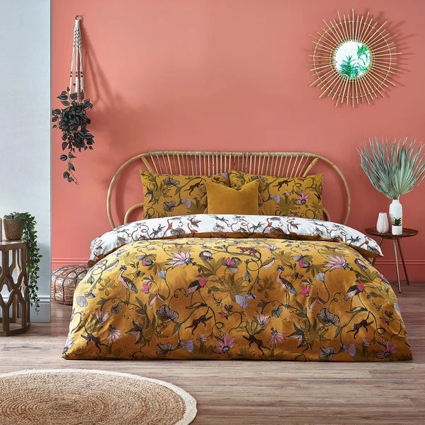 Furn Furn. Wildings Ochre Duvet Cover And Pillowcase Set 1 Furn Furn. Wildings Ochre Duvet Cover And Pillowcase Set