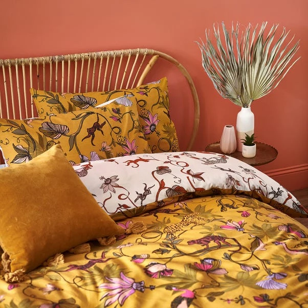 Furn Furn. Wildings Ochre Duvet Cover And Pillowcase Set 2 Furn Furn. Wildings Ochre Duvet Cover And Pillowcase Set - Image 2