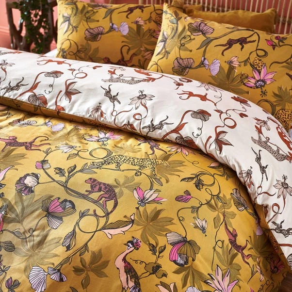 Furn Furn. Wildings Ochre Duvet Cover And Pillowcase Set 3 Furn Furn. Wildings Ochre Duvet Cover And Pillowcase Set - Image 3