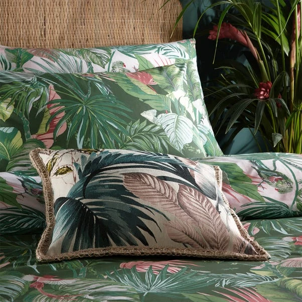 Furn Furn. Amazonia Jade Floral Reversible Duvet Cover And Pillowcase Set 3 Furn Furn. Amazonia Jade Floral Reversible Duvet Cover And Pillowcase Set - Image 3