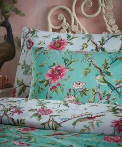 Furn Furn. Vintage Chinoiserie Jade Floral Reversible Duvet Cover And Pillowcase Set 5 Furn Furn. Vintage Chinoiserie Jade Floral Reversible Duvet Cover And Pillowcase Set -Dunelm-shop 30747024 alt02