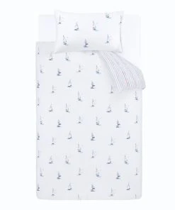 Bianca Cotton Bianca Fine Linens Sailing Boats 100% Cotton T144 Duvet Cover And Pillowcase Set 7 Bianca Cotton Bianca Fine Linens Sailing Boats 100% Cotton T144 Duvet Cover And Pillowcase Set -Dunelm-shop 30747453 alt04