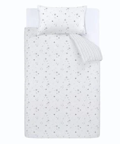 Bianca Cotton Bianca Fine Linens Stars 100% Cotton Duvet Cover And Pillowcase Set -Dunelm-shop 30747459 alt04