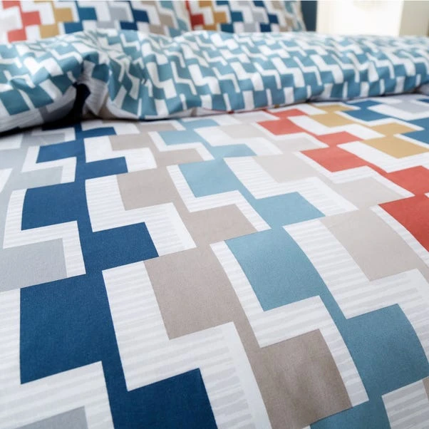 Bianca Cotton Bianca Fine Linens Dakota Geo Egyptian Cotton Duvet Cover And Pillowcase Set 3 Bianca Cotton Bianca Fine Linens Dakota Geo Egyptian Cotton Duvet Cover And Pillowcase Set - Image 3