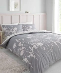 Catherine Lansfield Meadowsweet Floral Pink Duvet Cover And Pillowcase Set
