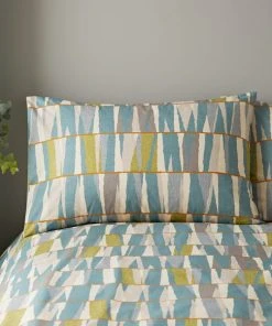 Elements Kolla Blue Duvet Cover And Pillowcase Set -Dunelm-shop 30747968 alt02