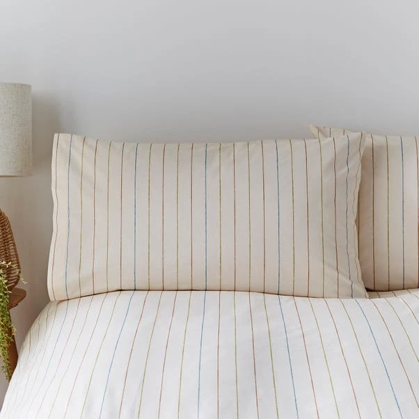 Elements Randig Natural Duvet Cover And Pillowcase Set 4 Elements Randig Natural Duvet Cover And Pillowcase Set - Image 4