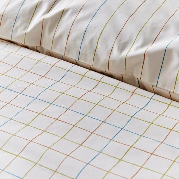 Elements Randig Natural Duvet Cover And Pillowcase Set 5 Elements Randig Natural Duvet Cover And Pillowcase Set - Image 5