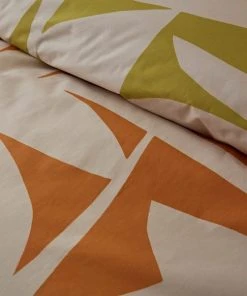 Elements Klipp Orange Duvet Cover And Pillowcase Set -Dunelm-shop 30747980 alt04