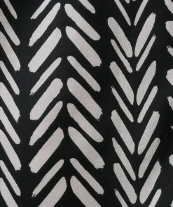 Dunelm Anthony Repeat Black 100% Cotton Duvet Cover And Pillowcase Set -Dunelm-shop 30749454 alt03