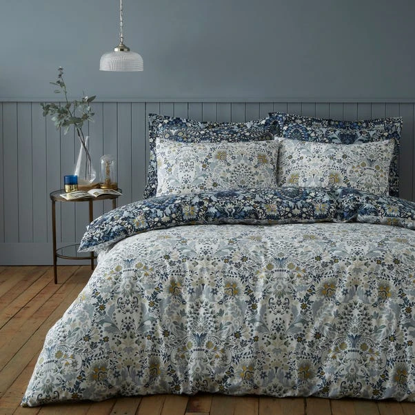 Dunelm Hardwick Blue Duvet Cover And Pillowcase Set 2 Dunelm Hardwick Blue Duvet Cover And Pillowcase Set - Image 2