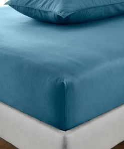 Dunelm Soft Washed Recycled Cotton Fitted Sheet