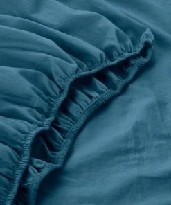 Dunelm Soft Washed Recycled Cotton Fitted Sheet -Dunelm-shop 30750759 alt02