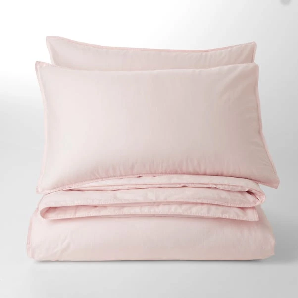Dunelm Soft Washed Recycled Cotton Duvet Cover And Pillowcase Set 3 Dunelm Soft Washed Recycled Cotton Duvet Cover And Pillowcase Set - Image 3