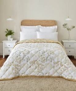 Dorma Daylesford Yellow 100% Cotton Bedspread