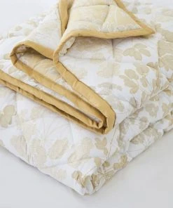 Dorma Daylesford Yellow 100% Cotton Bedspread 5 Dorma Daylesford Yellow 100% Cotton Bedspread -Dunelm-shop 30752385 alt02