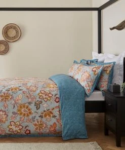 Dorma Samira 100% Cotton Duvet Cover And Pillowcase Set -Dunelm-shop 30752404 alt02