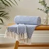 Dunelm Jenson Herringbone 200cm X 200cm Throw