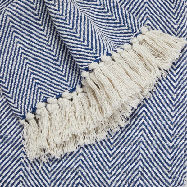 Dunelm Jenson Herringbone 200cm X 200cm Throw 4 Dunelm Jenson Herringbone 200cm X 200cm Throw - Image 4