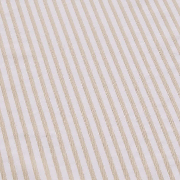 Dorma Bee Collection Woven Stripe 100% Cotton Fitted Sheet 2 Dorma Bee Collection Woven Stripe 100% Cotton Fitted Sheet - Image 2