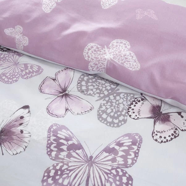 Catherine Lansfield Scatter Butterfly Heather Duvet Cover And Pillowcase Set 3 Catherine Lansfield Scatter Butterfly Heather Duvet Cover And Pillowcase Set - Image 3
