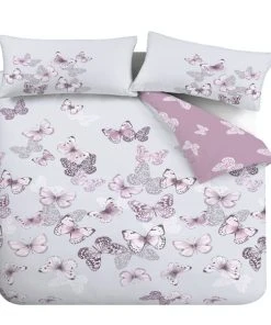 Catherine Lansfield Scatter Butterfly Heather Duvet Cover And Pillowcase Set 10 Catherine Lansfield Scatter Butterfly Heather Duvet Cover And Pillowcase Set -Dunelm-shop 30757733 alt04