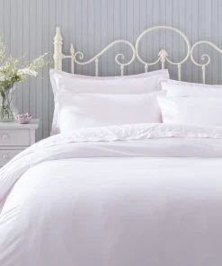Holly Willoughby Plain Samira Blush 100% Cotton Duvet Cover And Pillowcase Set -Dunelm-shop 30758197 alt03