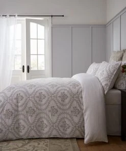 Dorma Marcia 100% Cotton Duvet Cover And Pillowcase Set -Dunelm-shop 30762781 alt02